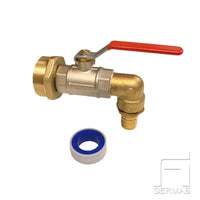 Barrel faucet 2" with ball valve