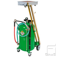 Vacuum oil suction 115 liters with bowl pantograph