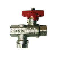Oil strainers with integrated ball valve 3/4"