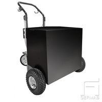 Miljövagn för helfat 208 liter med luft hjul