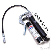 One-handed mini grease gun with hose 85 gram cartridge