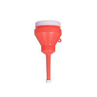 Funnel with protective cover on both inlet and outlet Ø 75 mm